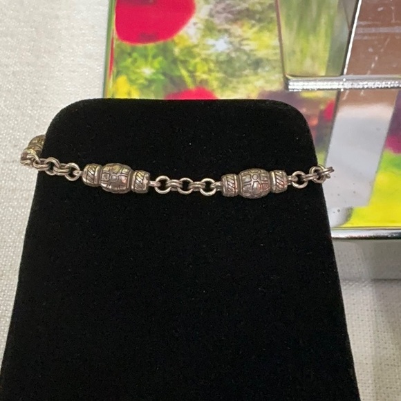 Brighton lot of 2 Silver and Blue Women's Bracelet Set #1231 - Picture 5 of 7